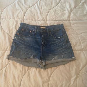 Madewell Cuffed Denim Shorts